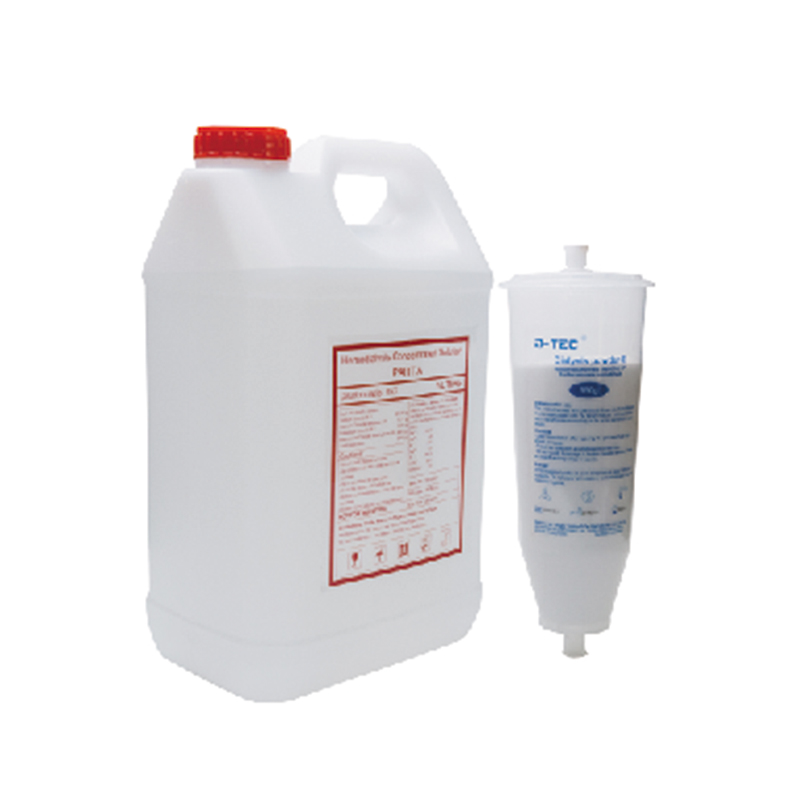 Liquid and dry dialysis concentrate